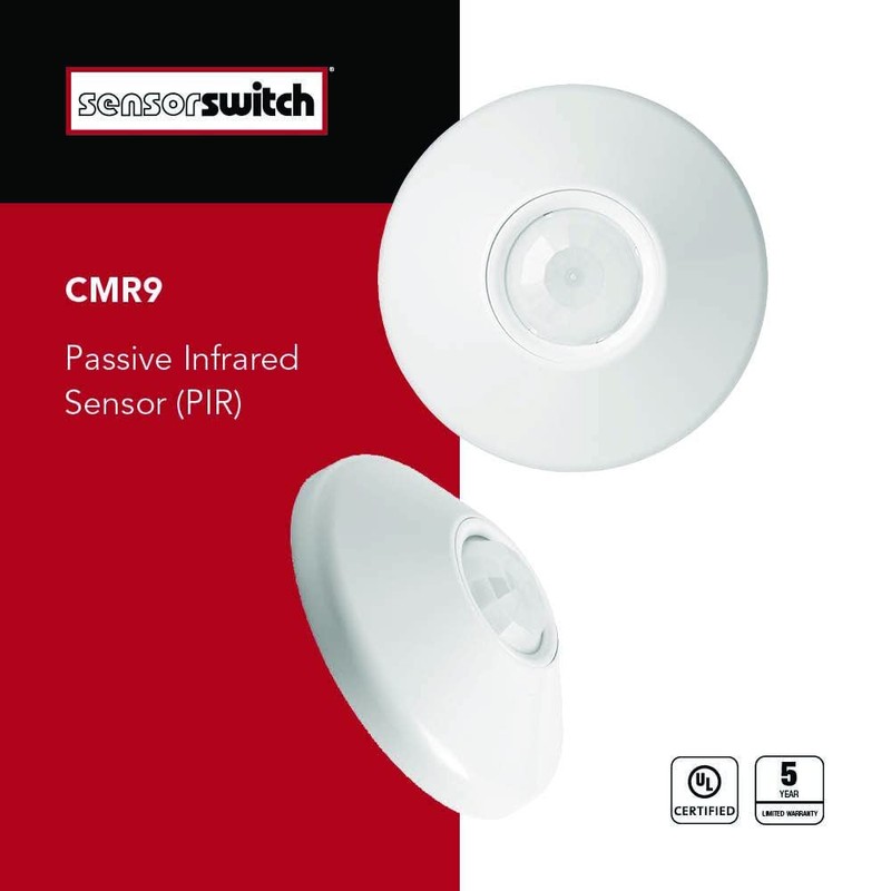SensorSwitch Ceiling Motion Sensor, Passive Infrared PIR Occupancy Sensor, 360
