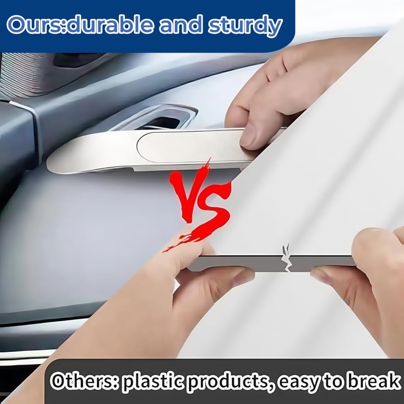 QINBINENG 4140 Pry Tool Pry Bar Trim Removal Tool Pocket