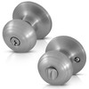 Honeywell 8101301 Classic Entry Door Knob, Satin Nickel