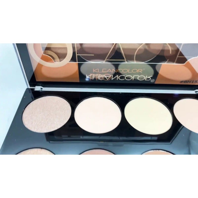 KleanColor Paleta Pro Face Kleancolor Iluminadores Y Contornos