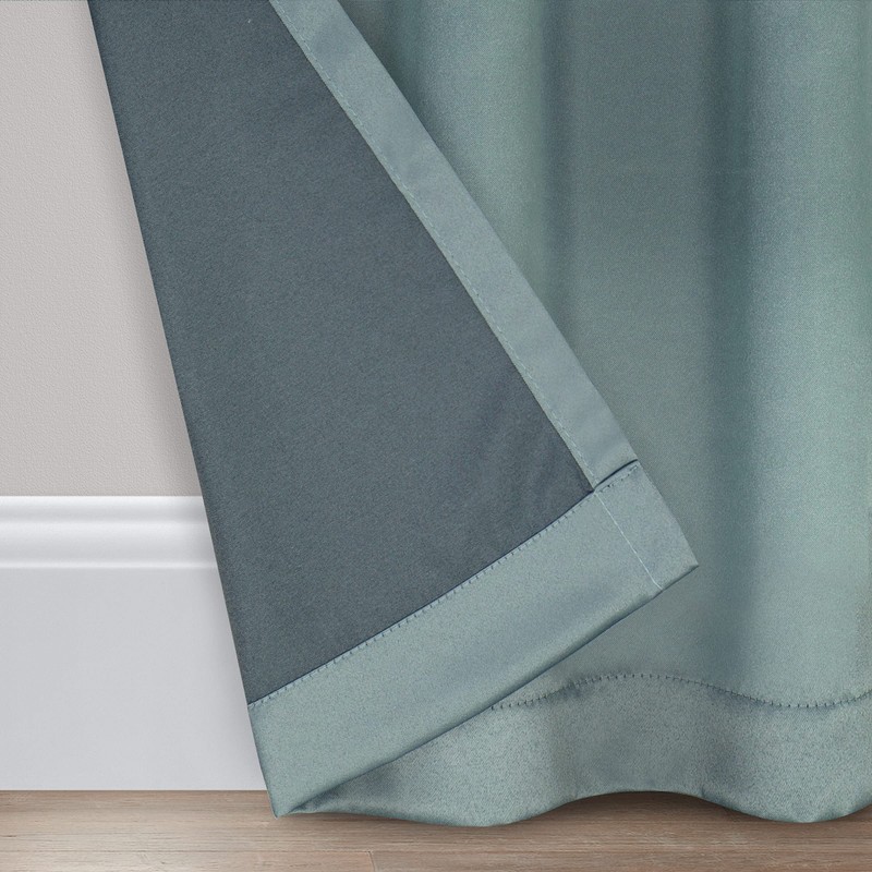 Eclipse 15061054X084RVB 54-Inch by 84-Inch Solid Single Curtain Thermapanel, River