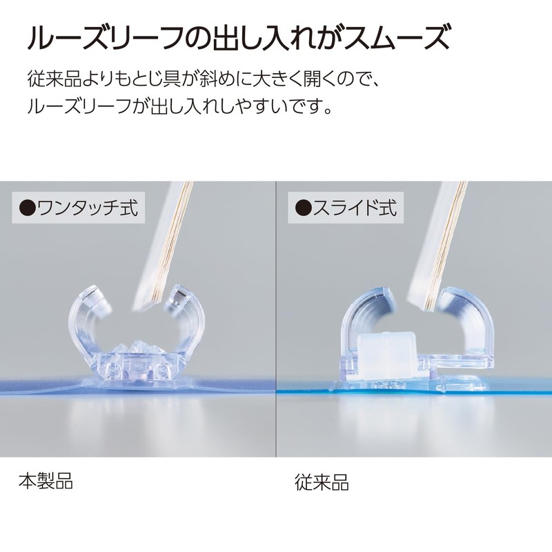 Kokuyo BP330B Loose Leaf Binder Campus Open in Seconds B5