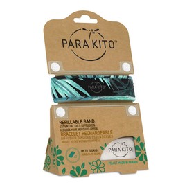 PARAKITO Mosquito Band Adult - Mosquito Band - Mosquito Bracelet - Mozzie Bands - Mozzie Bracelet - w/Natural Essential Oils, No DEET, No Alcohol, Waterproof. 30 Days Protection, 15 Days per Pellet, 2 Pellets per Pack (Dark Explorer)