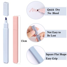 MAIHUO 12 Pcs Aesthetic Highlighters,Bible Highlighter,Pastel No Bleed Pen, Planner Pens,Book Annotating Set