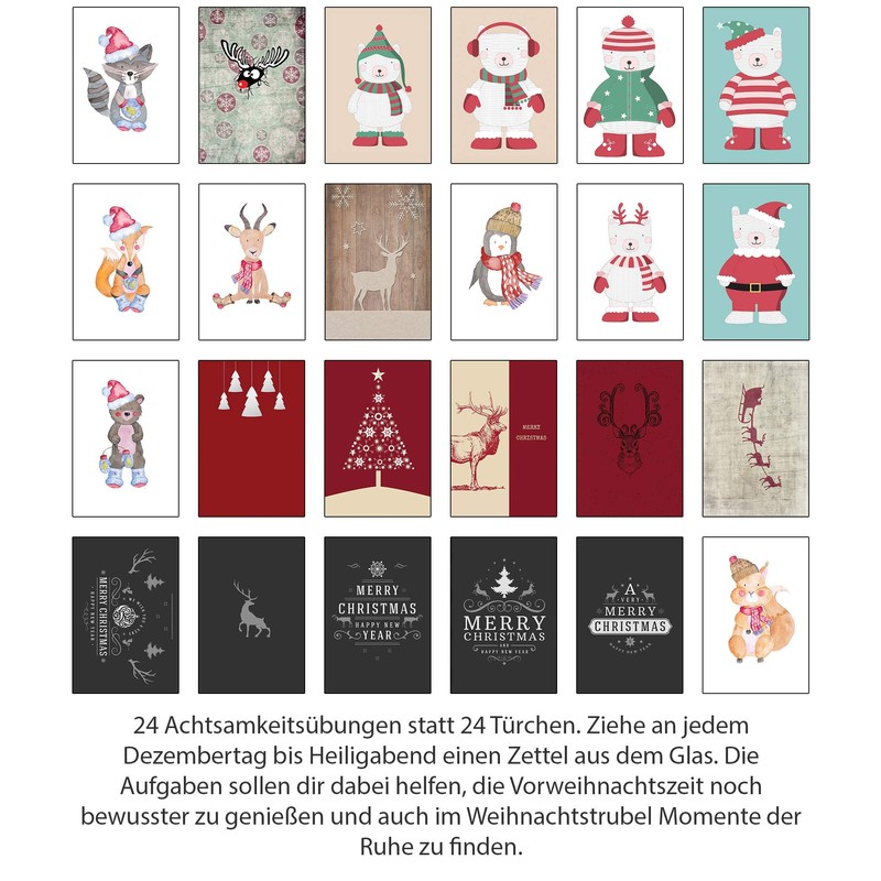 Embracing Mindfulness Advent Calendar of Mindfulness - 24 Mindfulness Exercises