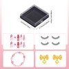 SOFPLATE 9Pcs Press on Nail Box Packaging Empty Nail Case