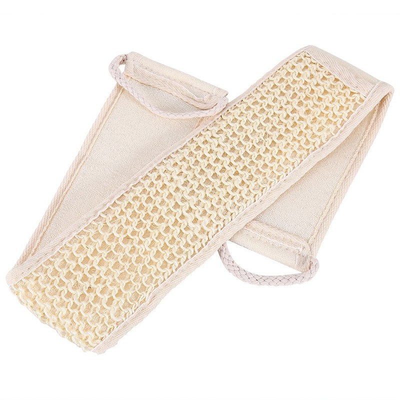 Bath Wash Strap, Exfoliating Loofah Back Exfoliating Sponge for Shower
