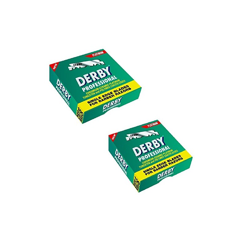Derby Professional Single Edge Razor Blades, 100 Count (Pack of
