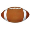Rhode Island Novelty Football Shaped 7" Sport Magnet, Brown