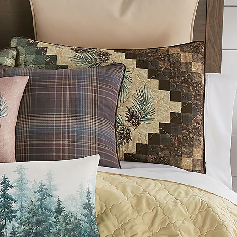 Black Forest Décor Willow Pine Quilt Bed Set - Queen,