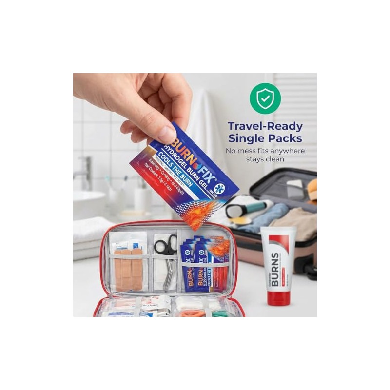Gel Quemaduras Burnfix Por Sobre Crema Hidrogel Calmante Una Sensación
