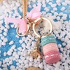 Asixx Cute Colorful Macaroon Eiffel Tower Resin Alloy Keychain Keychain