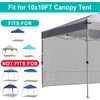 Canopy Sidewall for 10x10 Pop up Canopy Party Tent, UV