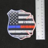 Unbranded Thin Blue Red Line Police Fire Mashup 4" Magnet