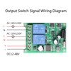 2 Channel 12V 24V Radio Receiver Universal Radio Remote Control