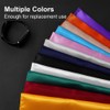 URAQT Pocket Square Plain Men's Pocket Square Holder Pre-Folded Fabric