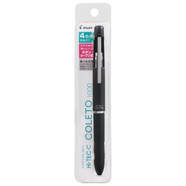 Pilot PLHKC1SCB Hi-Tec C Coleto 1000 Multi-functional Pen, For Body 4 Colors, Black