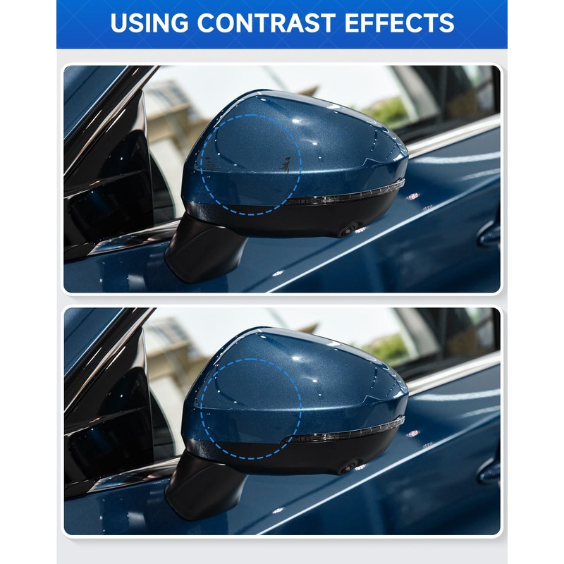RAY Deep Blue Pearl Touch Up Paint Kit Compatible with