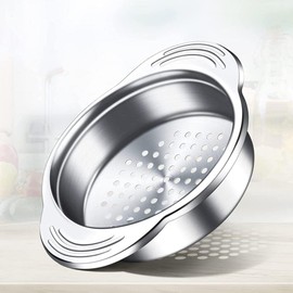 AKOAK 1 Pack Tuna Strainer Press, Food Can Strainer, Sieve Tuna Press Lid Oil Drainer Remover, Canning Colander Oil Squezzer Easy to Clean