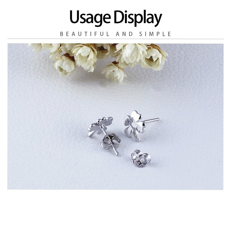 925 Gold/Silver Stud Backs, 16 Piece Set, Strong and Durable,