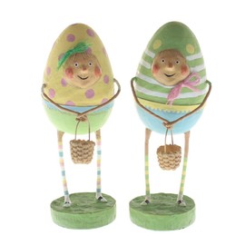 Lori Mitchell 80059 Eggland's Best Duo Set of 2 Figurines 6"