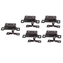 ZHYOHEN 5PCS 47mm Double Ball Roller Latches Vintage Wardrobe Iron Door Double Ball Tumbler Door Lock Bronze Cabinet Door Bumper Latch for Cupboard Drawers Door