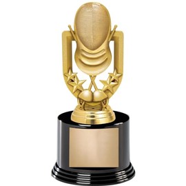 Crown Awards Fencing Trophy, 7" Fencing Mask Trophy On Black Round Base
