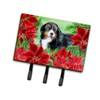 Caroline's Treasures CK1294TH68 Bernese Mountain Dog Poinsettas Leash or Key