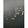 Emblem Badge Mirror Wolf Badges Emblem Car/Truck, (2) BADGES, Fender