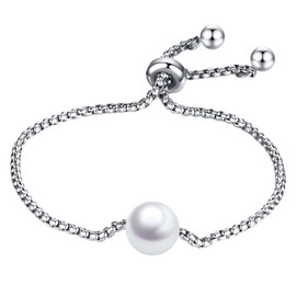 SAFIGLE Women Pearl Bracelet Fashion Hand Chain Jewelry Creative Bracelet Adjustable Hand Decor for Women's Occasions