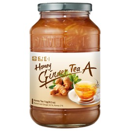 Damtuh Korean Honey Ginger Tea 2.2lb (35.3 fl oz) – Traditional Fruit Honey Tea, Authentic Korean Ginger Marmalade Preserve