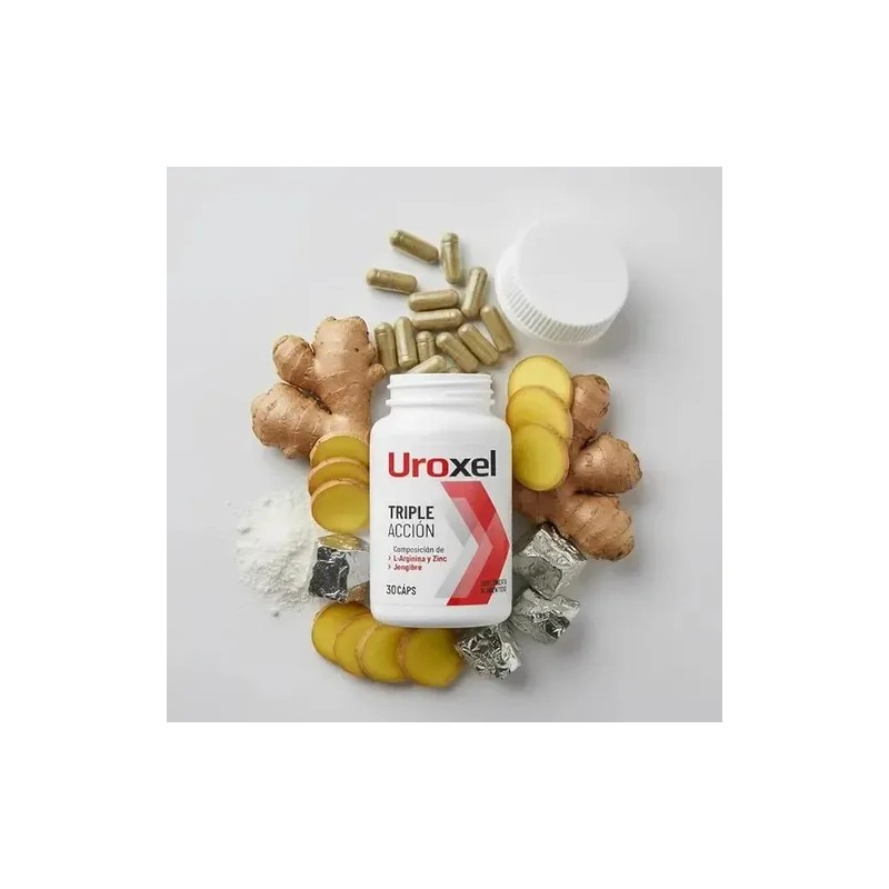 2 Pack Uroxel L-arginina Apoyo Próstata 21 Caps