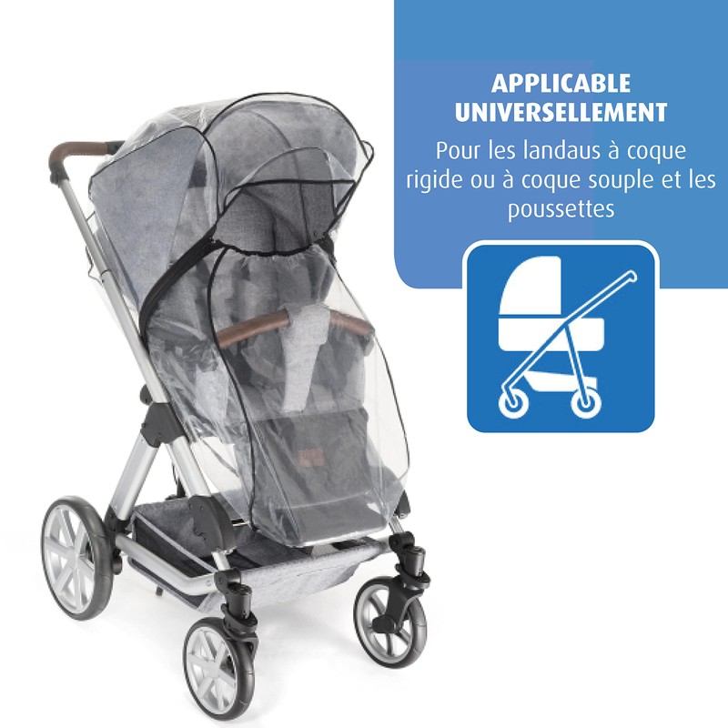 Classic 84069 Rain Cover and Rain Protector for Pushchair with