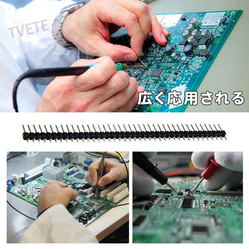 TVETE Pin Header, Pin Socket, Connector, Pin Socket, 30 Pieces,