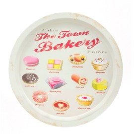 Martin Wiscombe Town Bakery Round Tray, Assorted