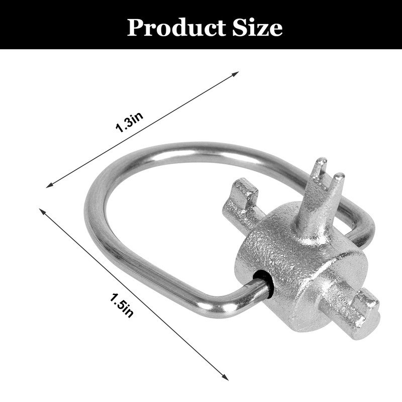 Nvguoes 2 Pcs HVAC Locking Cap Key, HVAC Tools |