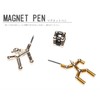 GoodsLand GL-MG-PEN-BK Multi-functional Magnetic Pen, Funny, Magic Ballpoint Pen, Stylus