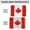 Canada 3PCS Boat Flags Boating Sailing National Small Flag Banner