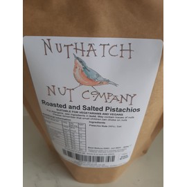 1 x 500g Nuthatch Nut Company Roasted and Salted Pistachio