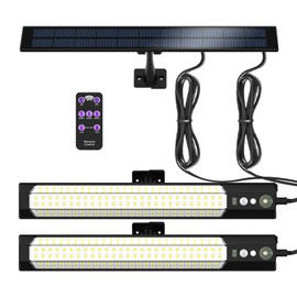 High Brightness Solar Motion Sensor Light, Motion Activated, Auto On/Off