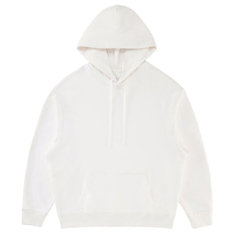 Daily Casual Terry Drawstring Hood Regular Fit Cotton Blend Hooded