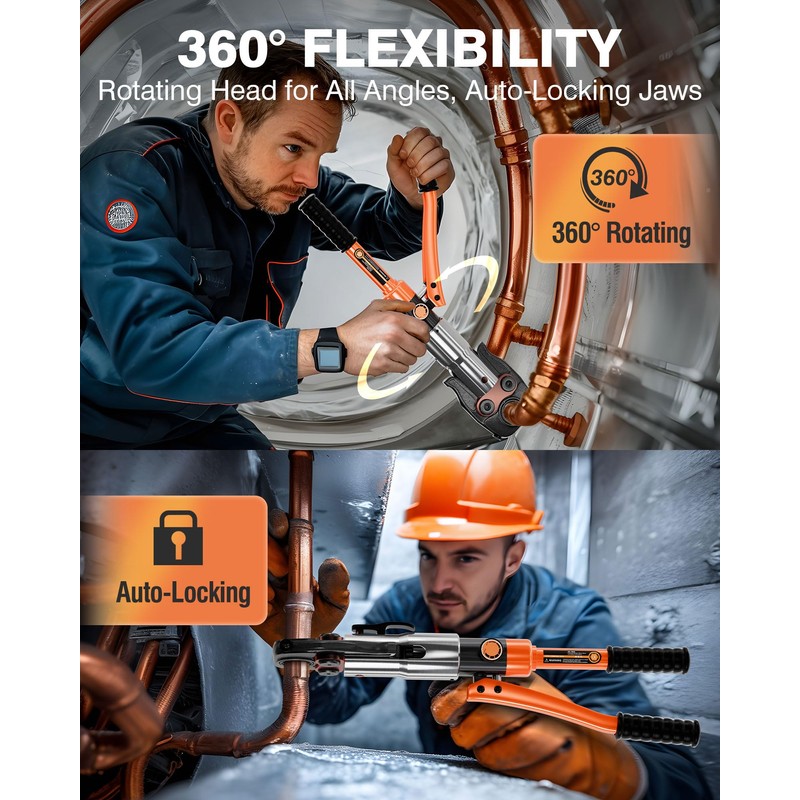 PYY Copper Pipe Crimping Tool - Hydraulic Copper Press Tool