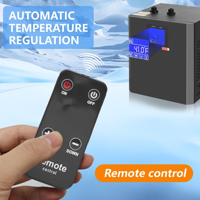 phabcf Ice Bath Water Chiller Pump Ice Bath Accessories Kit，