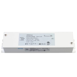 BUILT 24v Dimmable LED Driver ETL 50w Triac class 2 Junction box built-in