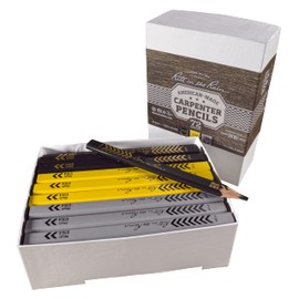 Rite in the Rain All-Weather Carpenter Pencils, Tough Medium HB Lead, Made in the USA, 72 pack (No. 59-72)