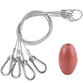 A1FISHER 4 Arm Heavy Duty Stainless Steel Crab Pot Harness and Buoy Float for Crabbing Prawn Trap and Shrimp Pot 1 Pack