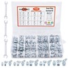 Hapric 112 Pcs Grease Zerk Fittings Kits, SAE & Metric