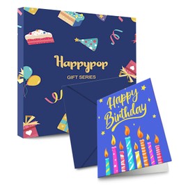 HAPPYPOP 60 Year Old Birthday Gifts for Women Men - 60th Birthday Socks, Best Gifts for 60 Year Old Woman Man, 60th Birthday Gifts for Her Him with Greeting Card