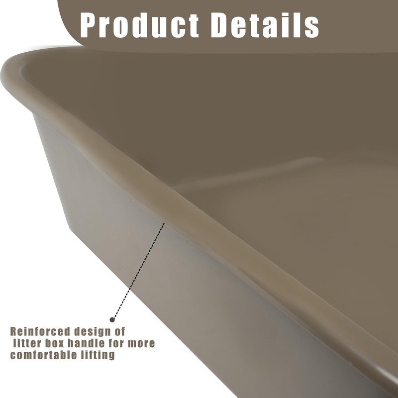 Blaucasa 1 Pack Extra Large Dog Litter Box Pan Tray