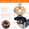 Pomsare 5PCS Angle Grinder Wood Carving Disc Set, Polishing Wheel